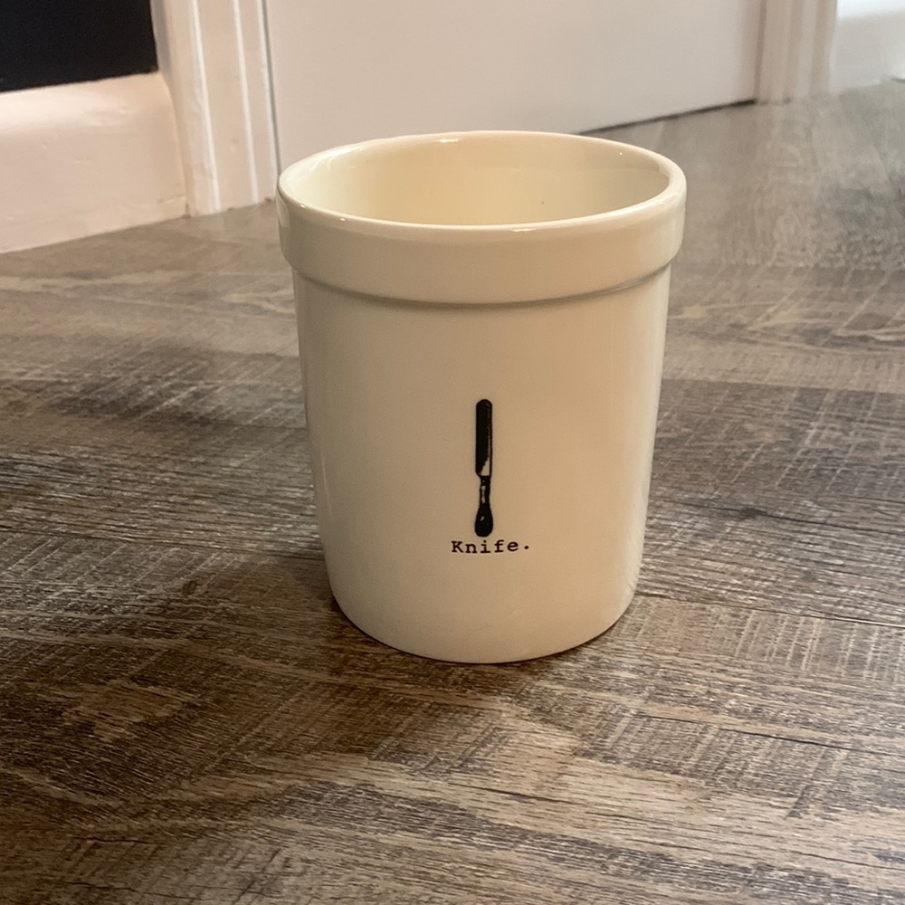 Rae Dunn canister “knife”